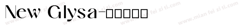 New Glysa字体转换